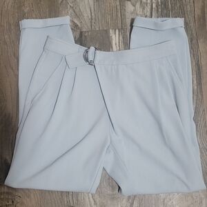 1 State baby blue high rise cuffed pants size xs